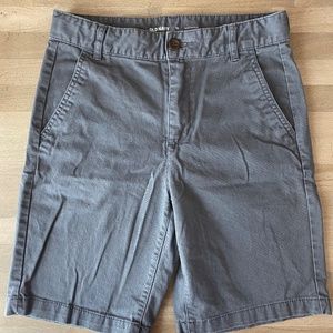 Old Navy Chino short gray 12 boy girl built in flex